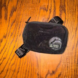 WOLFpak Black Crossbody Bag with Signature Strap